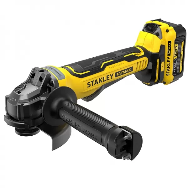 Aku úhlová bruska 125mm V20 18V 2x4,0Ah Stanley FatMax SFMCG700M2K