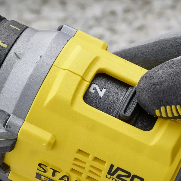 Aku příklepová vrtačka V20 18V 2x1,5Ah Stanley FatMax SFMCD715C2K