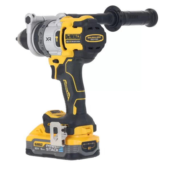 Aku bezuhlíková příklepová vrtačka 18V 2x5,0Ah DeWALT POWERSTACK DCD1007H2T