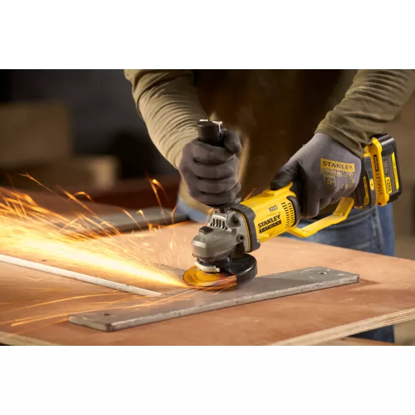 Aku úhlová bruska V20 18V bez aku Stanley FatMax SFMCG300B