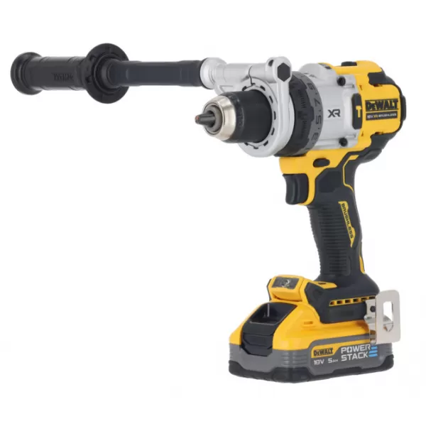 Aku bezuhlíková příklepová vrtačka 18V 2x5,0Ah DeWALT POWERSTACK DCD1007H2T