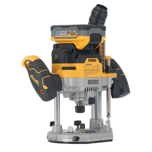 Aku bezuhlíková horní frézka 70mm 18V 2x5,0 Ah DeWALT POWERSTACK DCW620H2