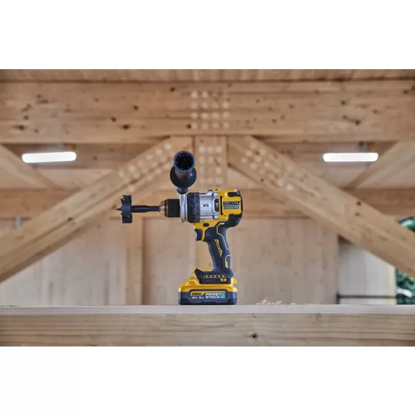 Aku bezuhlíková příklepová vrtačka 18V 2x5,0Ah DeWALT POWERSTACK DCD1007H2T