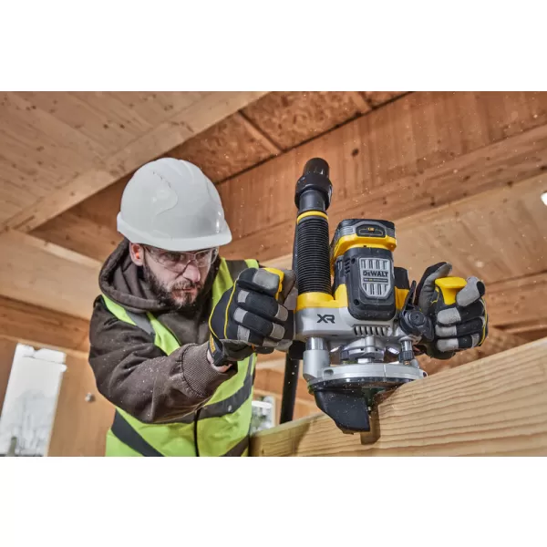 Aku bezuhlíková horní frézka 70mm 18V 2x5,0 Ah DeWALT POWERSTACK DCW620H2