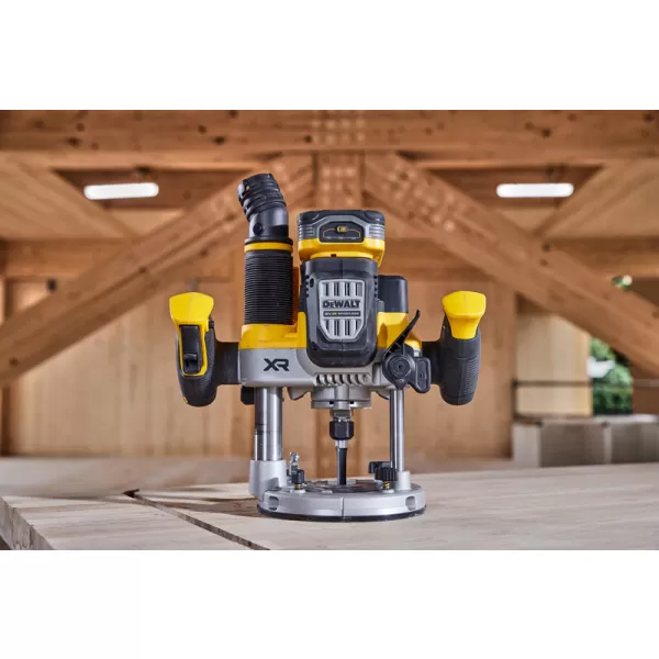 Aku bezuhlíková horní frézka 70mm 18V 2x5,0 Ah DeWALT POWERSTACK DCW620H2