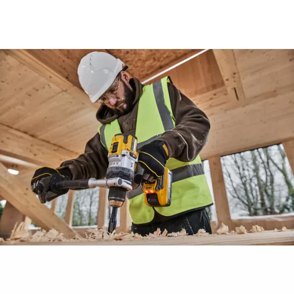 Aku bezuhlíková příklepová vrtačka 18V 2x5,0Ah DeWALT POWERSTACK DCD1007H2T