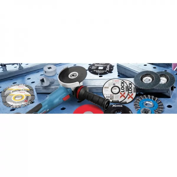 Aku úhlová bruska X-LOCK 18V bez aku Bosch GWX 18V-10 PSC Professional 0.601.7BO.800